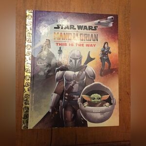 a Little Golden Book Star Wars The MANDALORIAN This Is The Way (2020, Hardcover)
